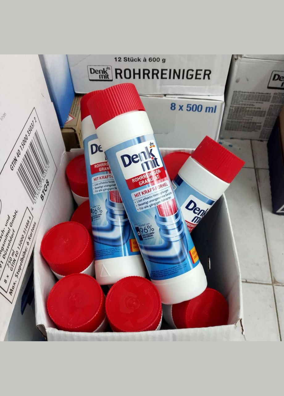 Средство для прочистки труб Rohrreiniger-Granulat 600 г Denkmit (349812404)