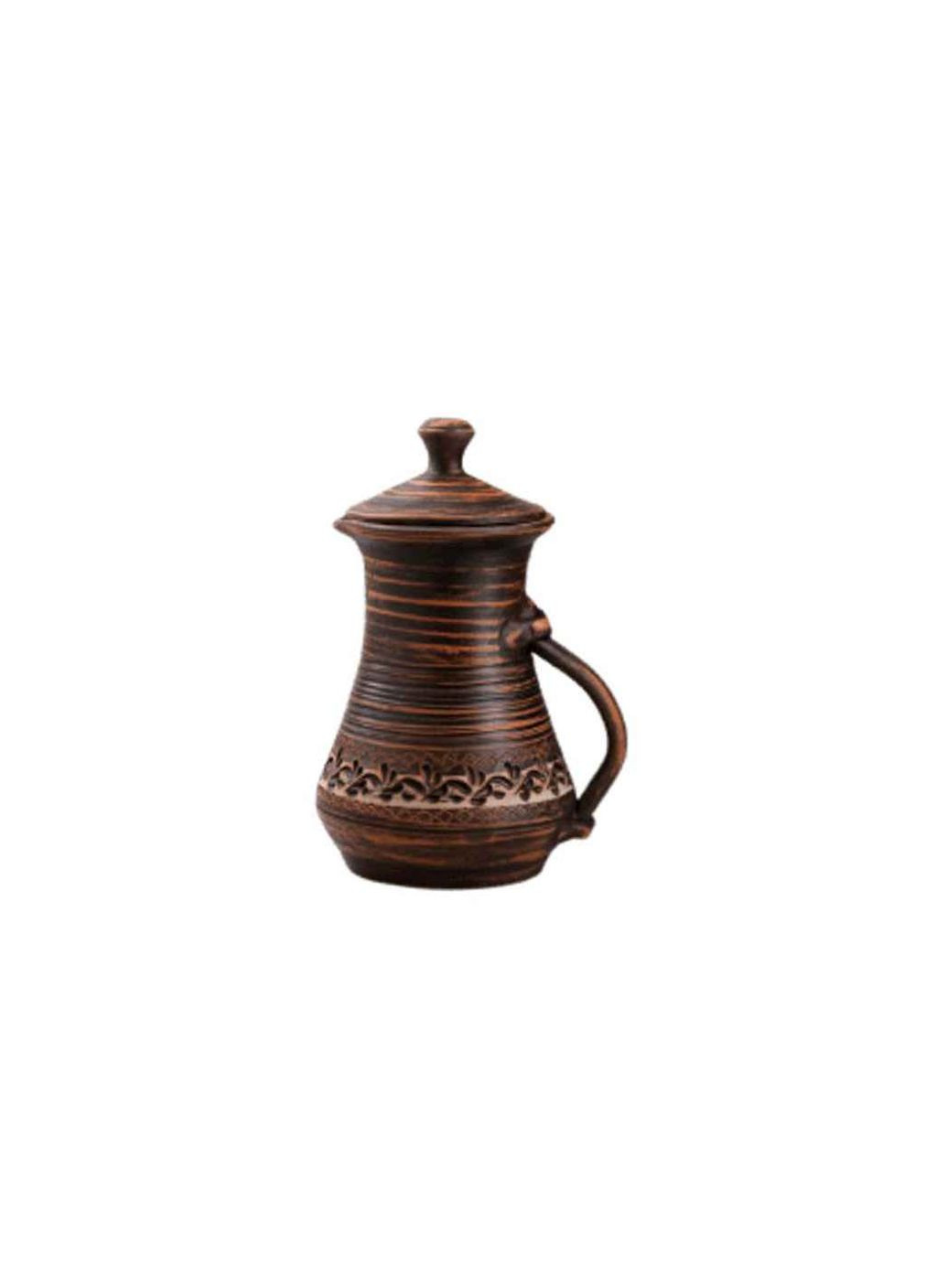 Компотник ARTEL KERAMIST 1,5л керамика ангоб с ручкой и крышкой ЕтноКераміка (363327390)