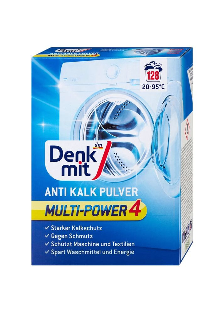 Порошок для захисту пральної машини від накипу, 1,5 кг – тривала чистота та захист Denkmit (361075027)