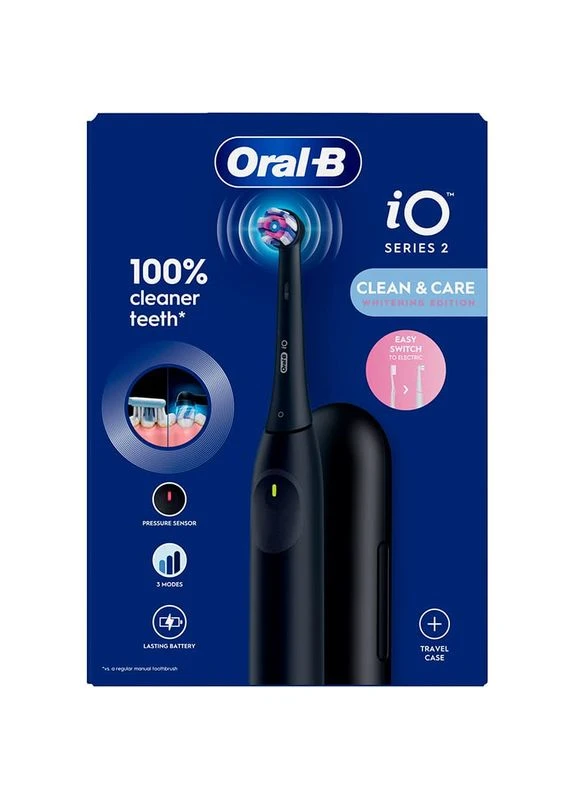 Электрическая зубная щетка iO Series 2 Ultra Black (8700216868747) Oral-B (387932190)