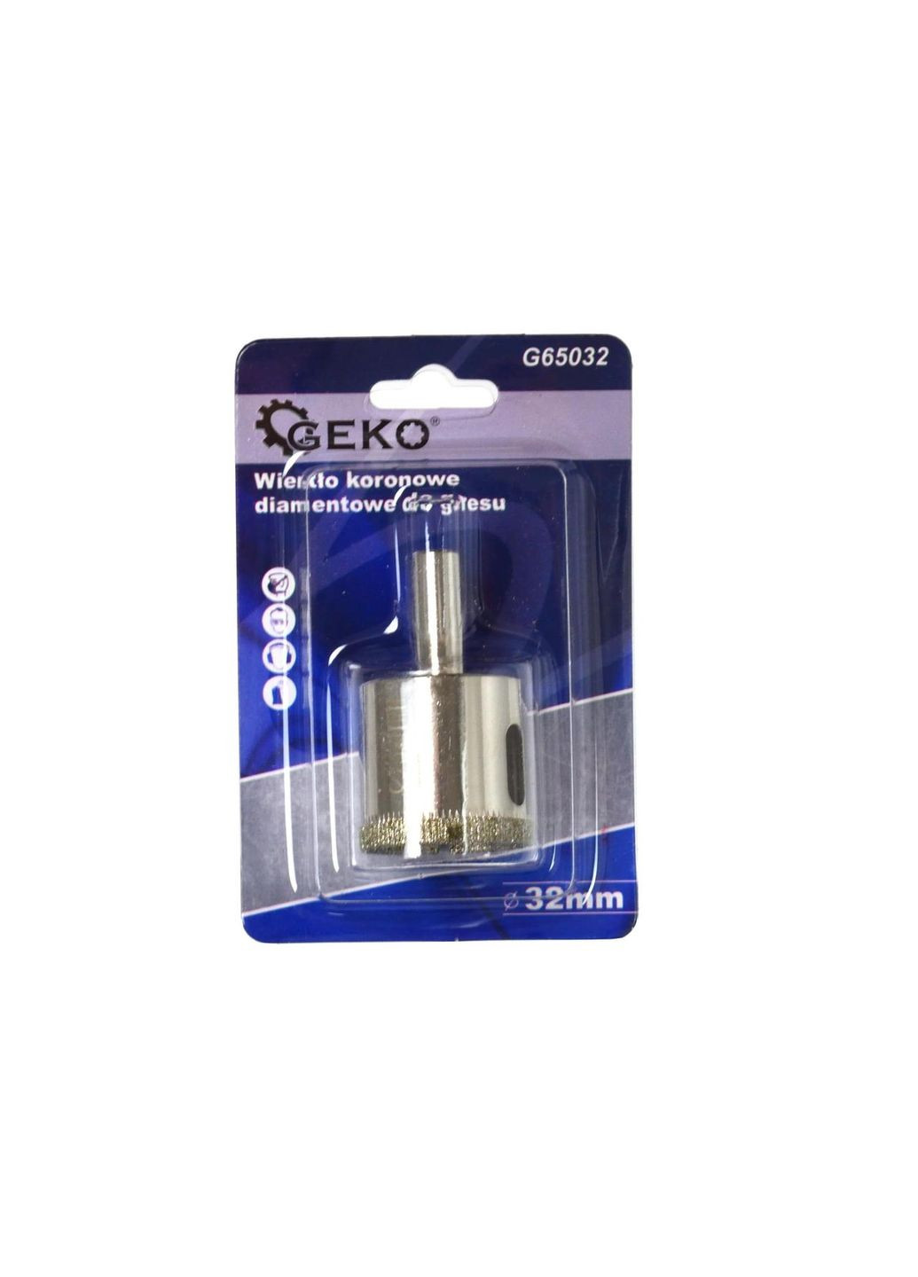 Коронка алмазна скла/кераміки " " 32мм Geko (313400304)