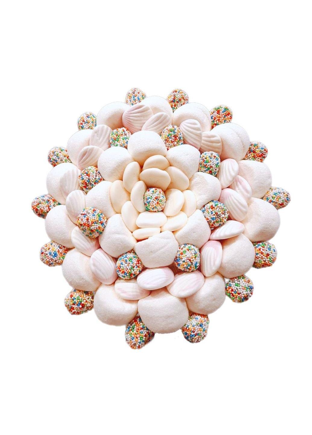 Солодкий букет з мармеладу та маршмелоу Світло - 4 1 кг Мармеладний Кіт (315427659)