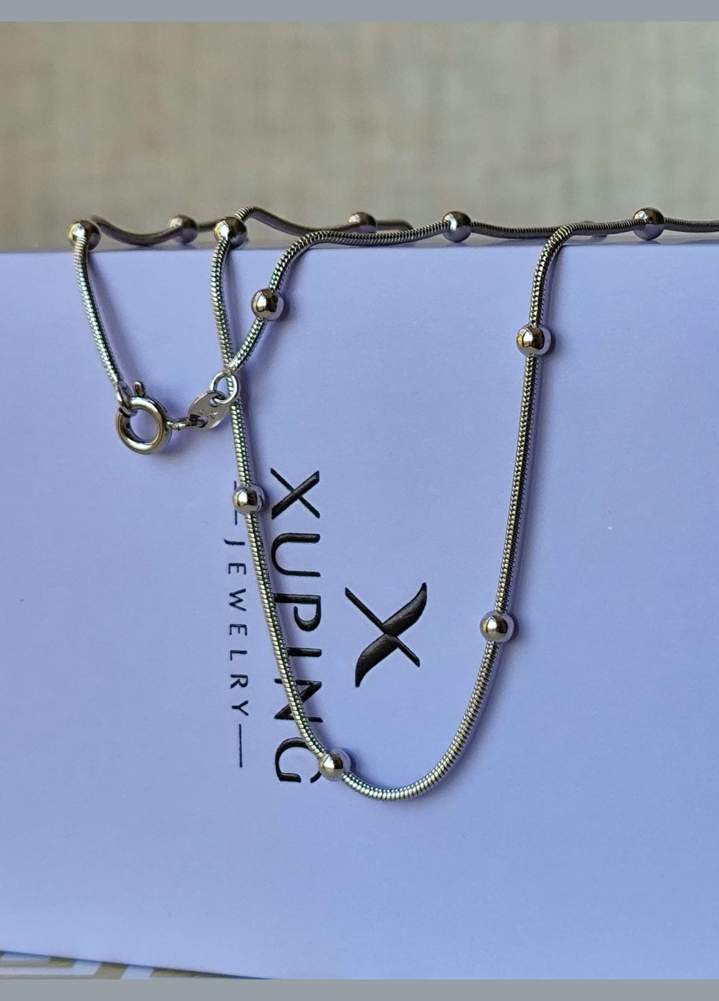 Трендовий жіночий ланцюжок родій Xuping Jewelry (346493960)