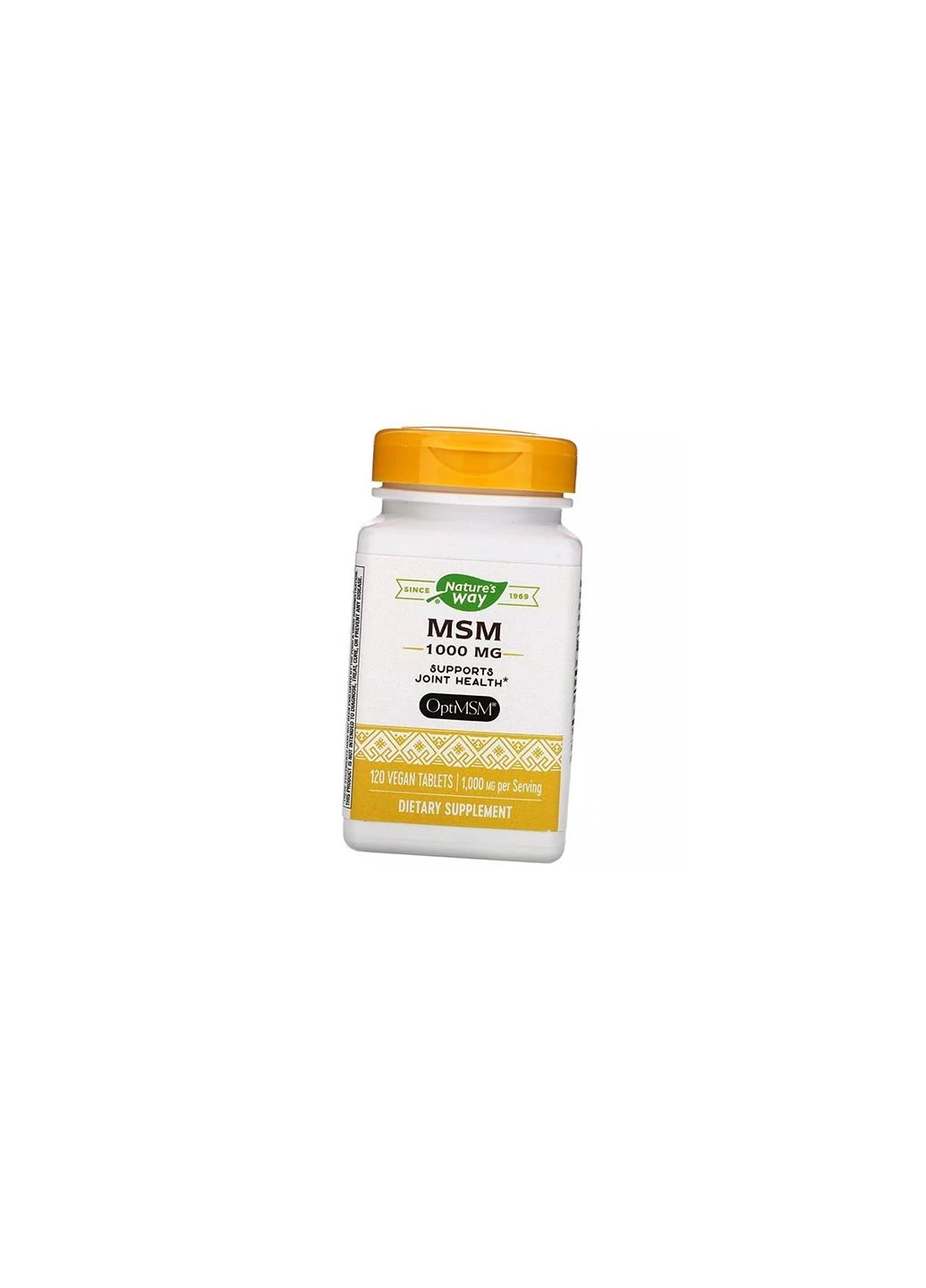 Метилсульфонілметан, Pure OptiMSM 1000, 120вегтаб (03344002) Nature's Way (322722830)