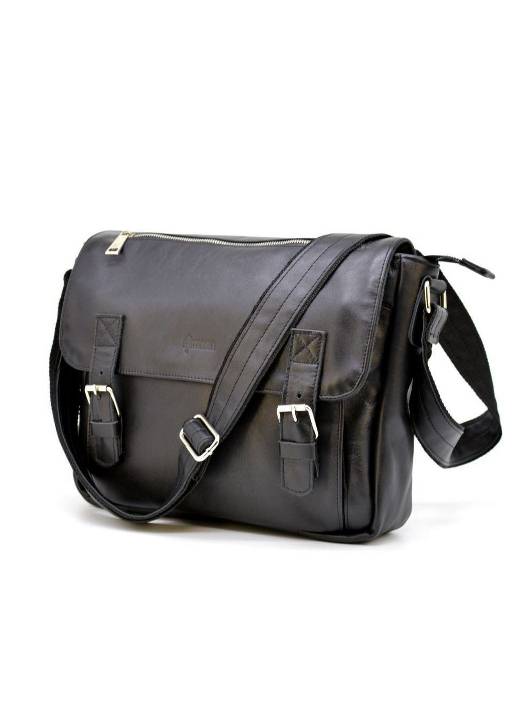 Чоловіча шкіряна сумка через плече 30.5х7х24 см TARWA (315869108)