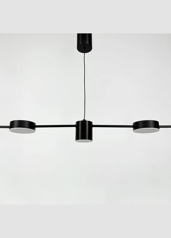 Удлиненная черная люстра LUMINA LUX LineF (399430904)