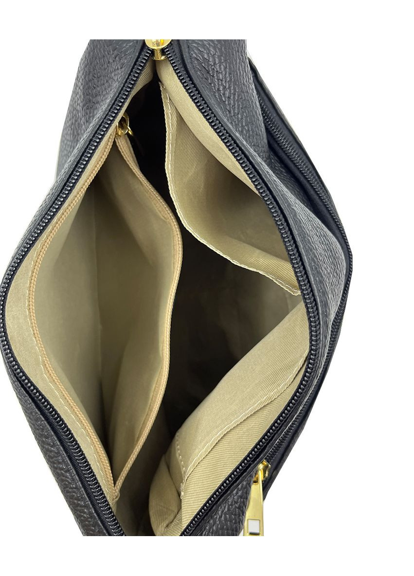 Сумка черная женская кожаная 6828801902 Felicita (366891322)