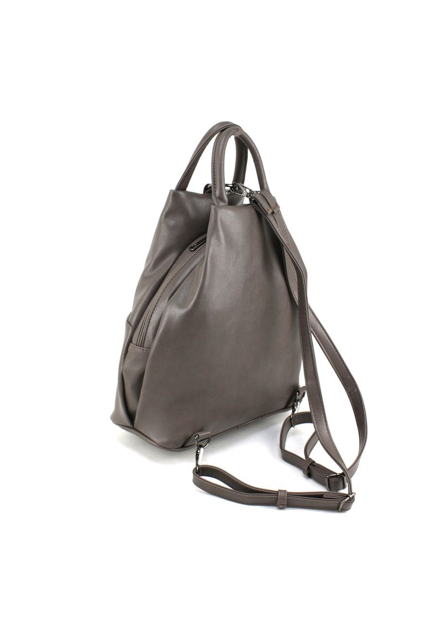 Жіноча сумка-рюкзак 0-19829 сіра Voila (316666624)