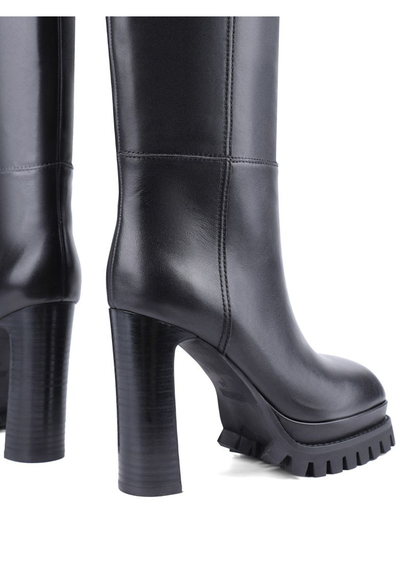 Жіночі Чоботи YL27199T-202 Чорний Шкіра MIRATON (304529447)