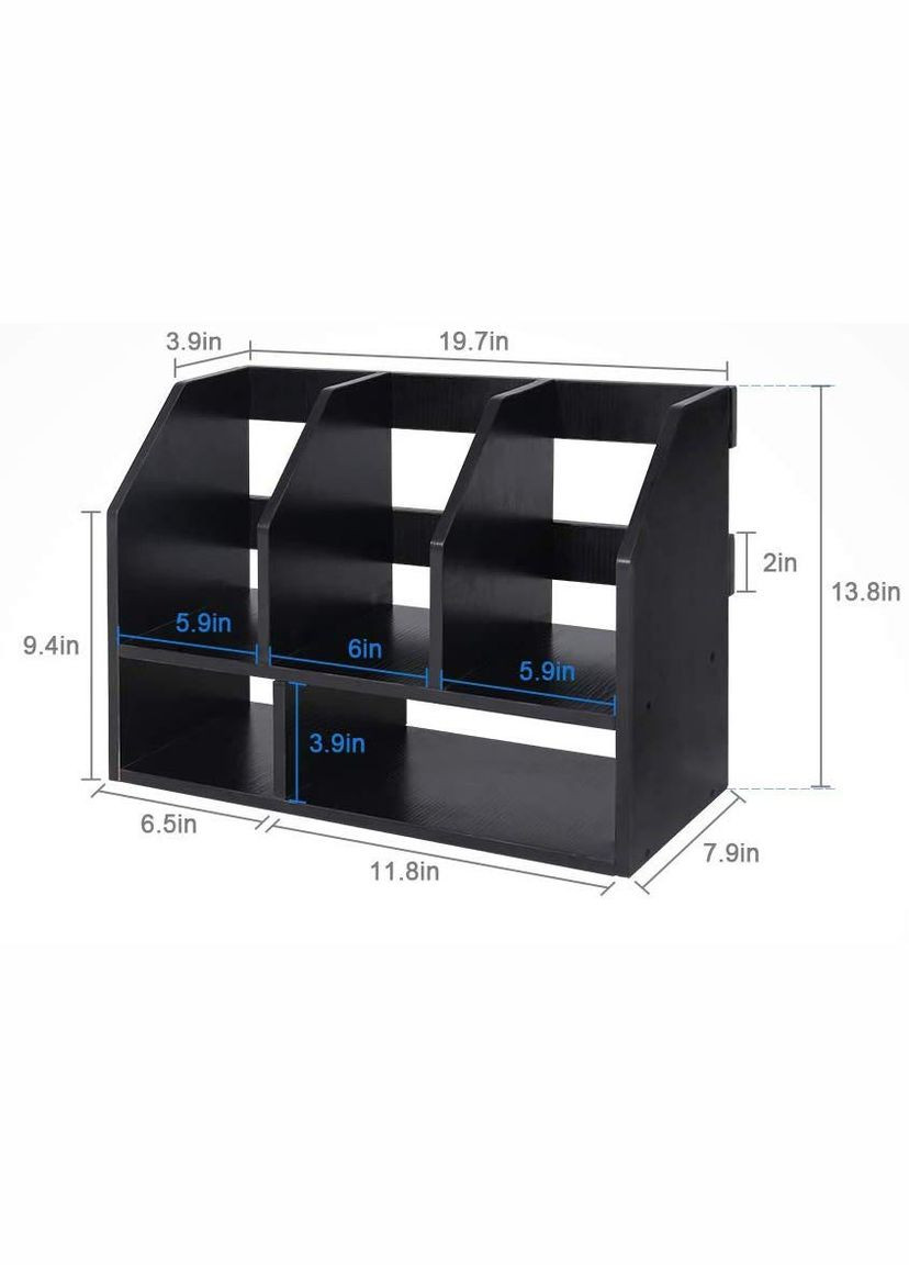 Книжкова полиця настільна з дерева Єсенін 35 венге (КПЛ-351212) No Brand (328415326)