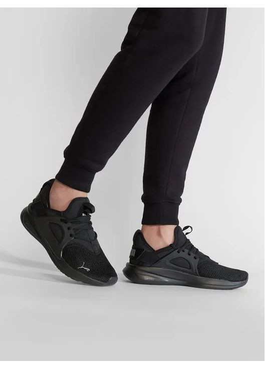 Чорні оригінал кросівки чоловічі softride black 377048-01 Puma Enzo Evo
