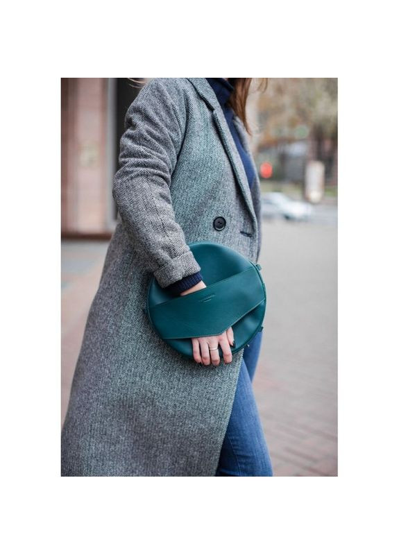 Сумка рюкзак женский кожаный Maxi зеленая BlankNote (301871652)