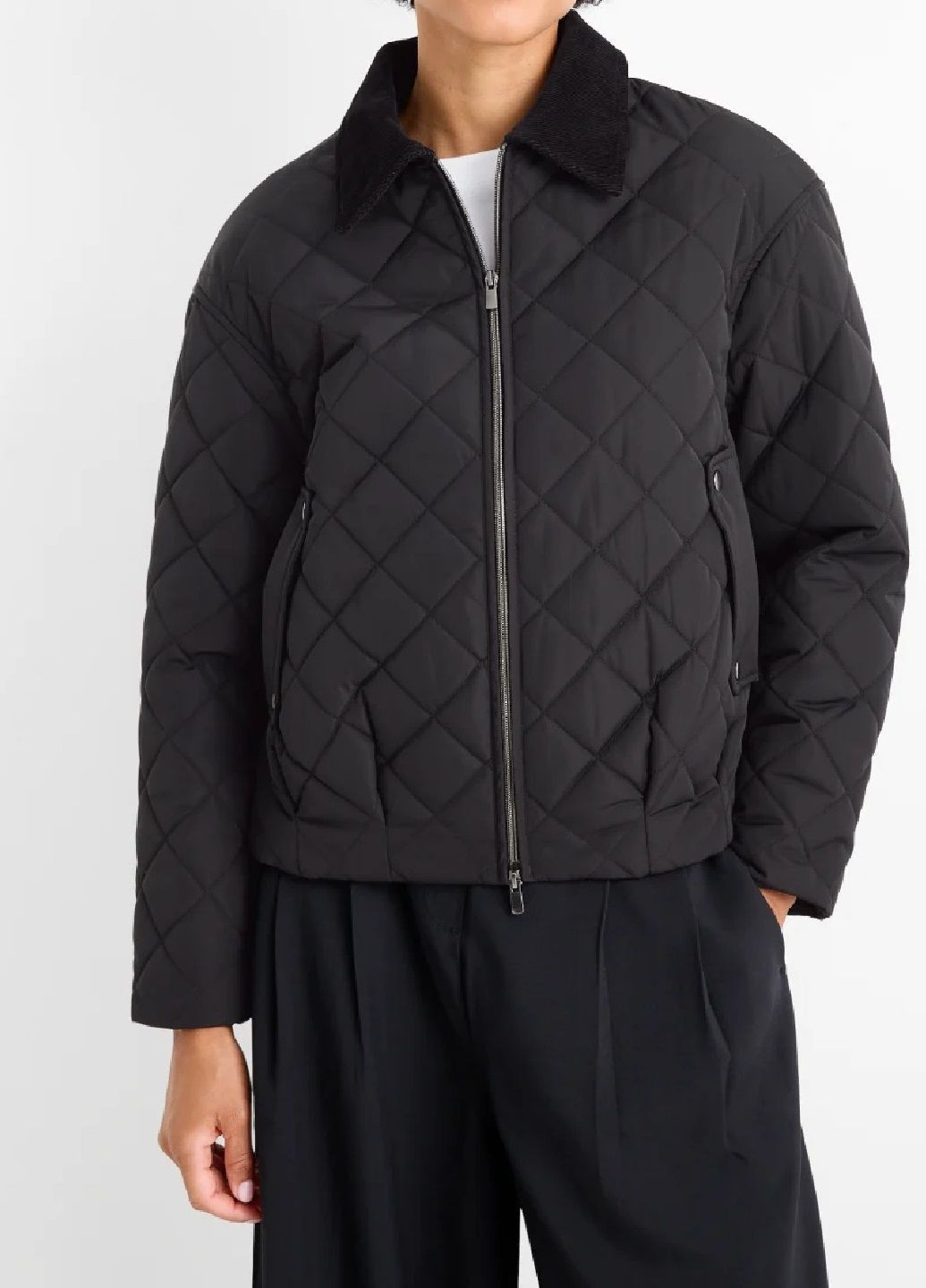 Черная демисезонная куртка C&A