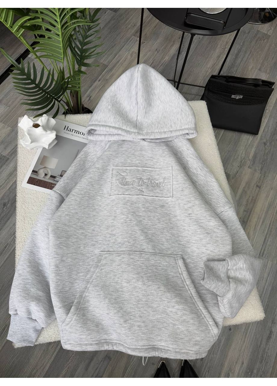 Худі оверсайз із турецької трьохнитки «ПЕНЬЄ» на флісі— заміри в описі Vione (369666913)