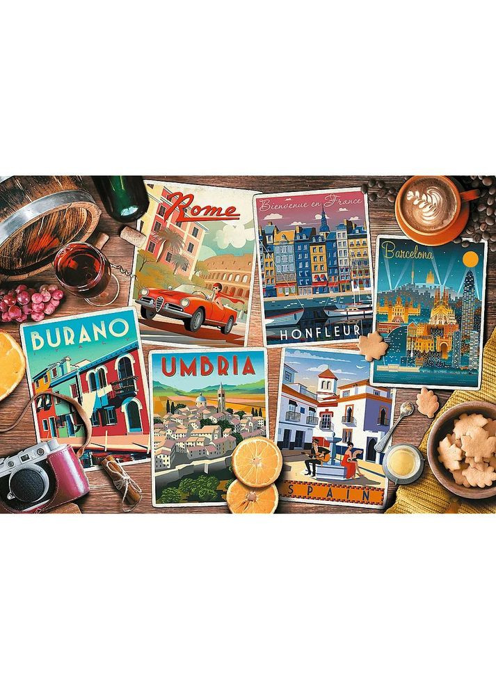 Пазлы Путешествие по Европе 1500 эл (26199) Trefl (364111831)