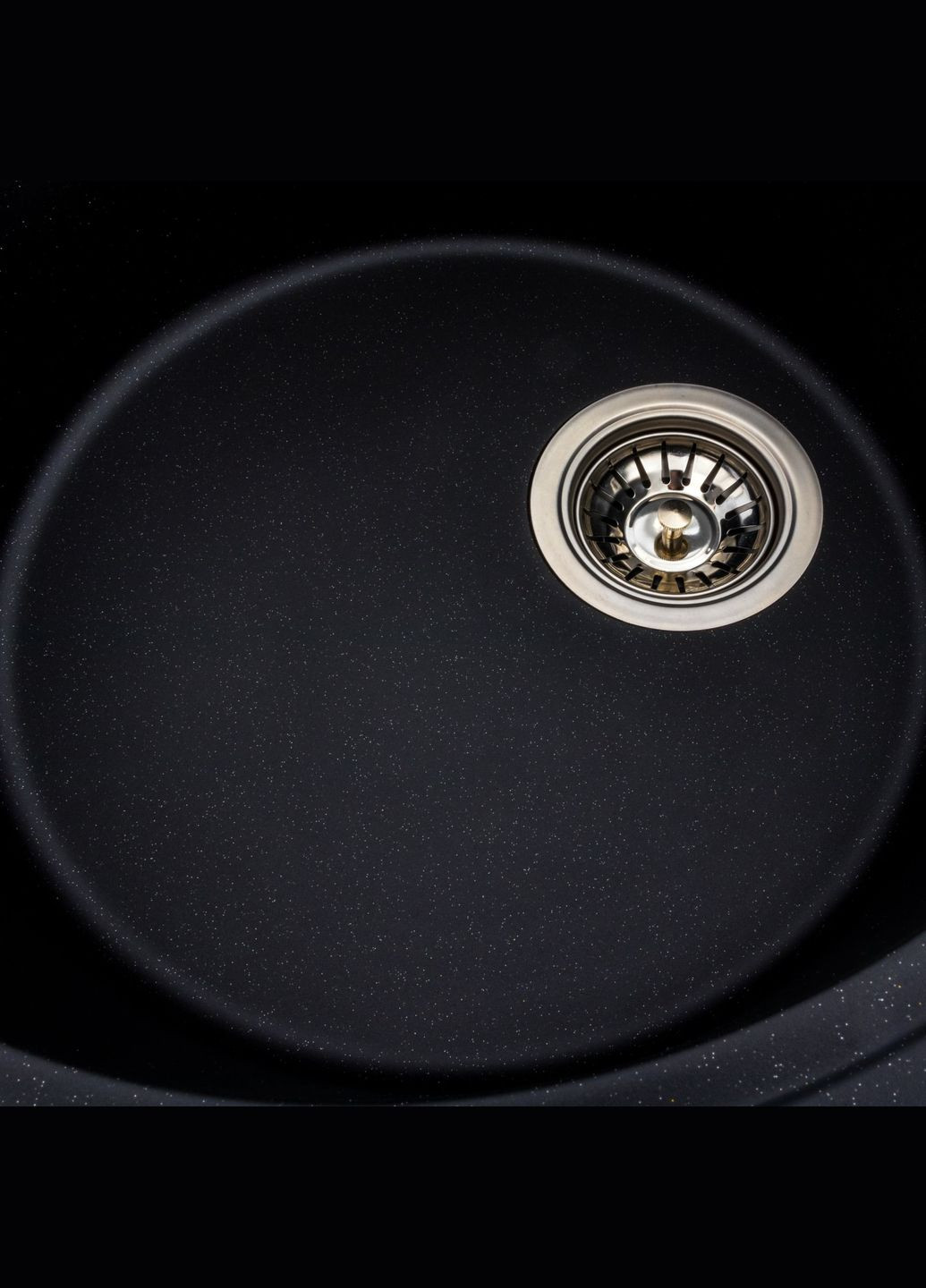 Гранитная мойка для кухни ONYX 5847 матовая Черный металлик Valeso (358059304)