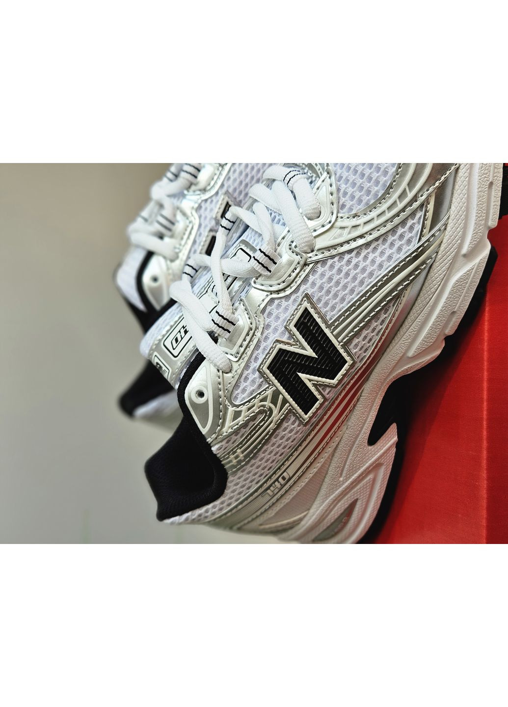 Кроссовки женские New Balance 740v2 White Silver Black | Нью Беланс 740 серебряные No Brand серебряные демисезоны (363026426)