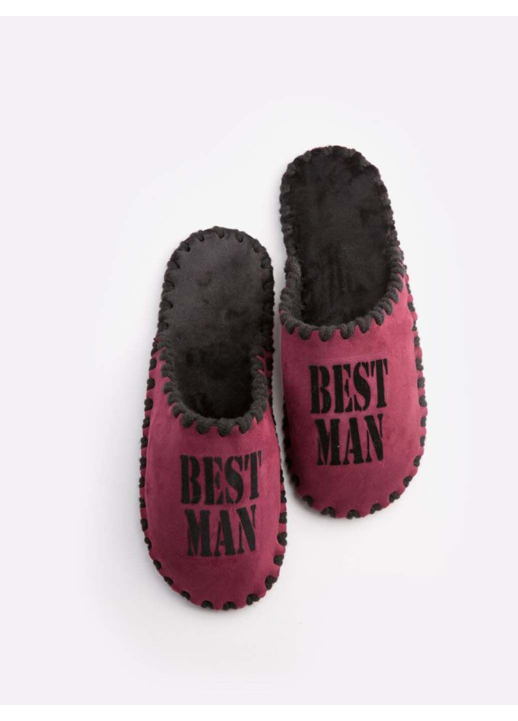 Сливовые домашние тапочки Family Story