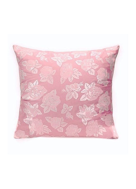 Чохол на подушку 40х40 см Рожевий принт троянда No Brand (325864655)