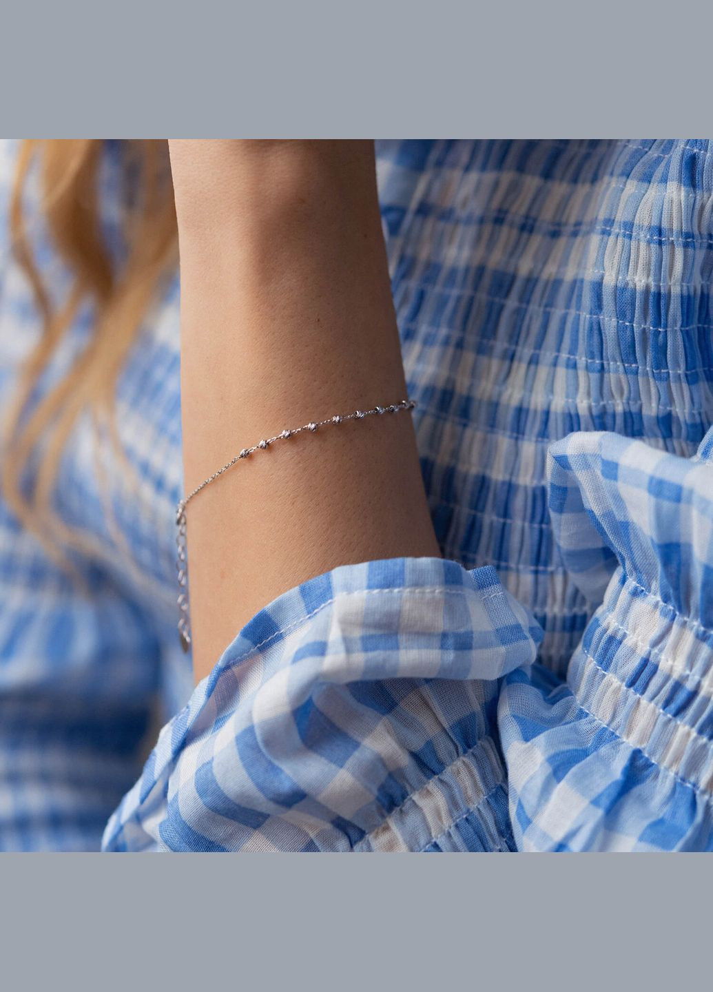 Браслет Кульки у білому золоті б05190 20 20 Oniks (264024202)