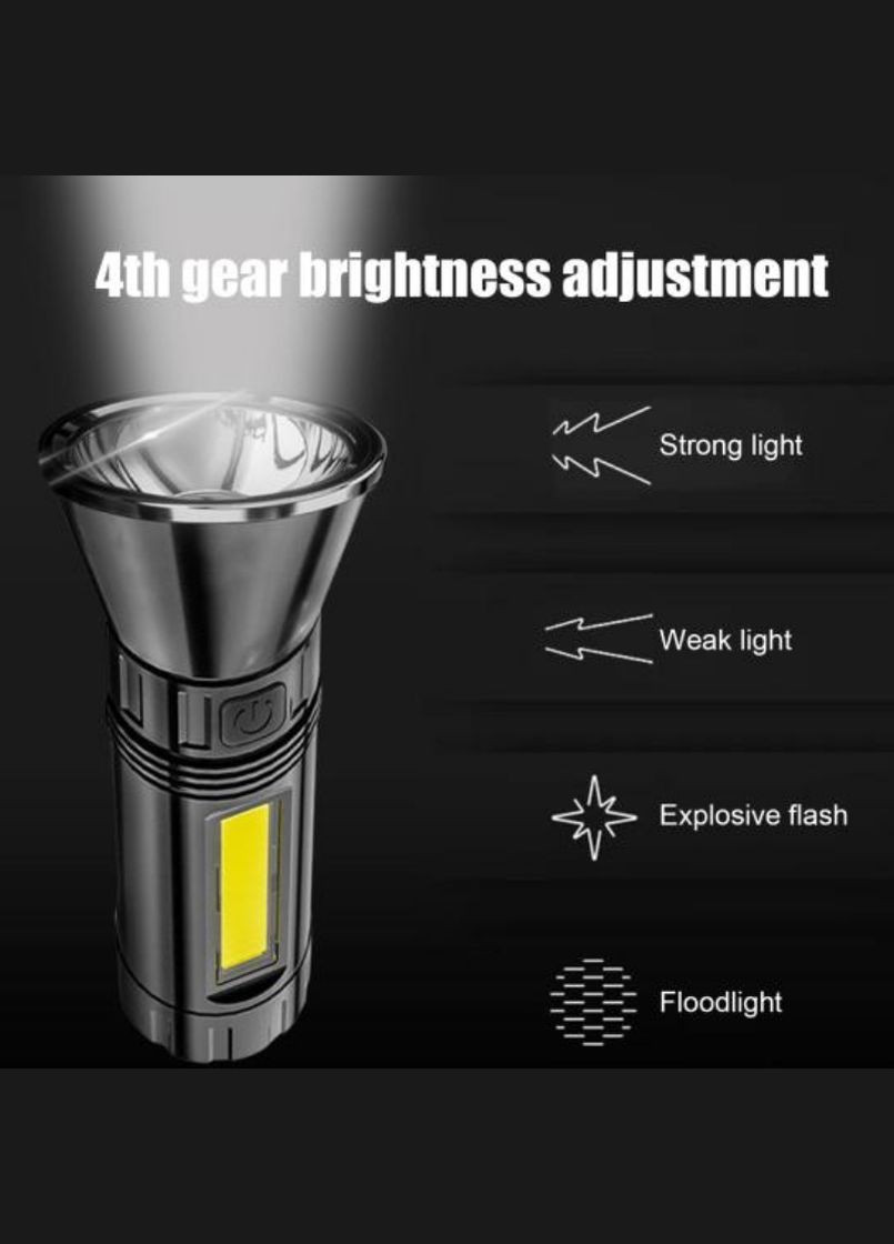 Світлодіодний ліхтарик Супер яскравий компактний витривалий практичні ударостійкий Flashlight HF-8210 Fleshlight (300079322)