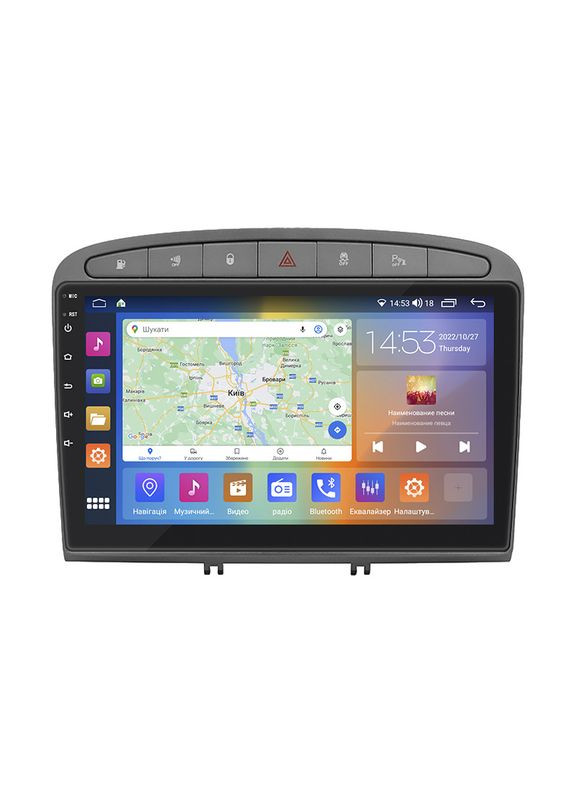 Штатна магнітола 9" для Peugeot 408 I 2012-2017 4/64 Gb CarPlay 4G Wi-Fi GPS Prime IPS 8 ядер Пежо 7 шт. Lesko (336194551)