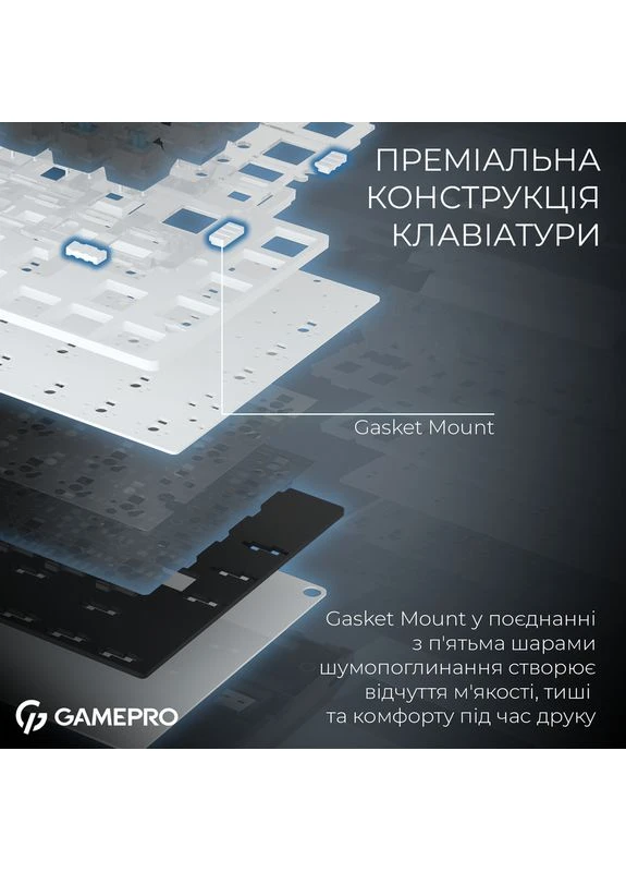 Беспроводная механическая клавиатура Asgard Valhalla Pro (MK160W-D-Pro) 75% Rainy switches GAMEPRO (393403596)