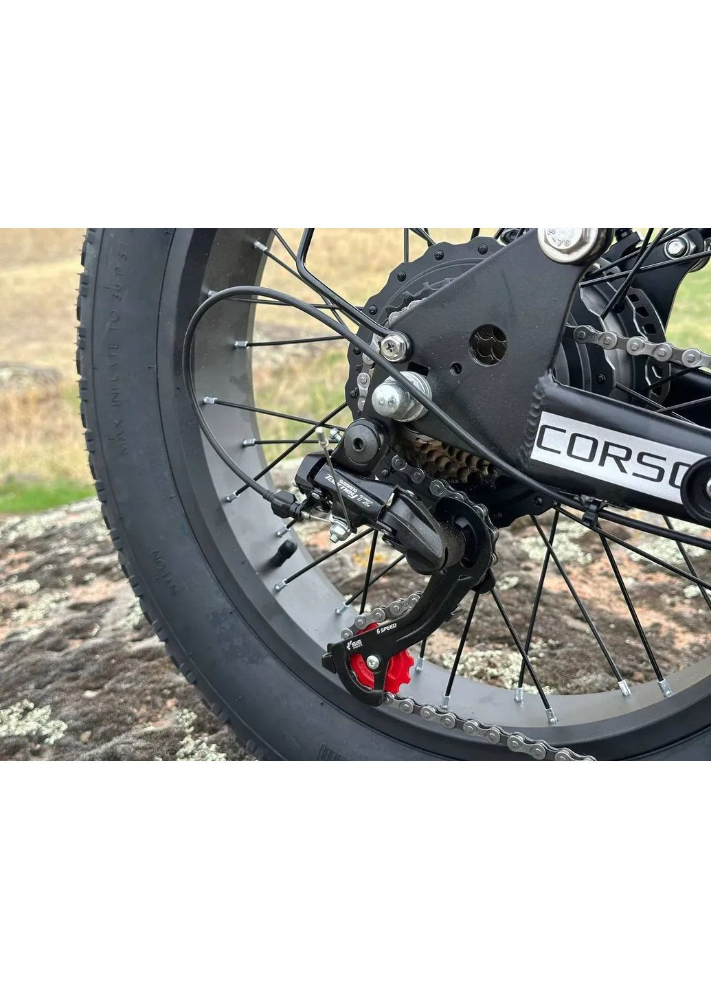 Електрофетбайк "Corso" модель "Komodo", 1000 Вт / 48 В 18 А·год Li-ion / колеса 20″×4.0 / до 50 км/год / запас ходу до 60 км Crosser (370203139)