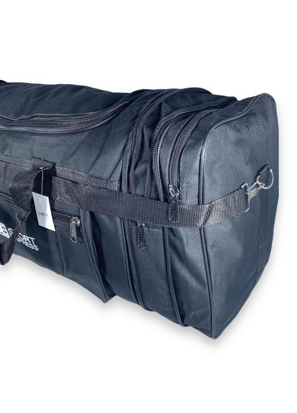 Дорожня сумка з розширенням 1 відділення 2 бокові кишені розмір: 70(80)*35*27 см чорна Sport (266911582)