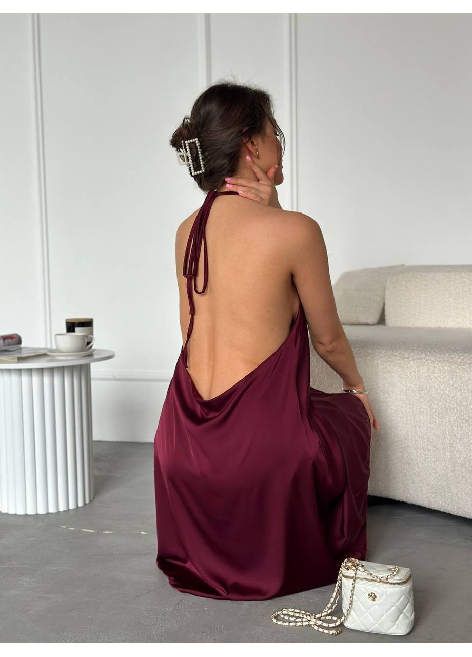 Бордова ніжна сукня😍💓 Luna