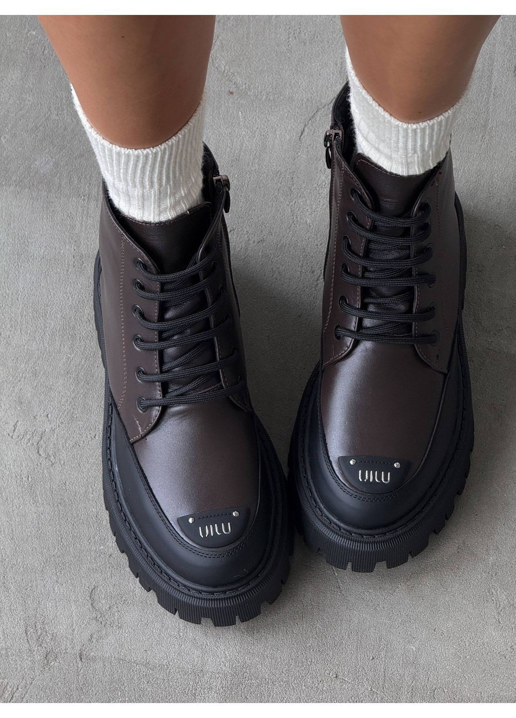 🤎 Зимові черевики “Choco Armor” No Brand (364929552)