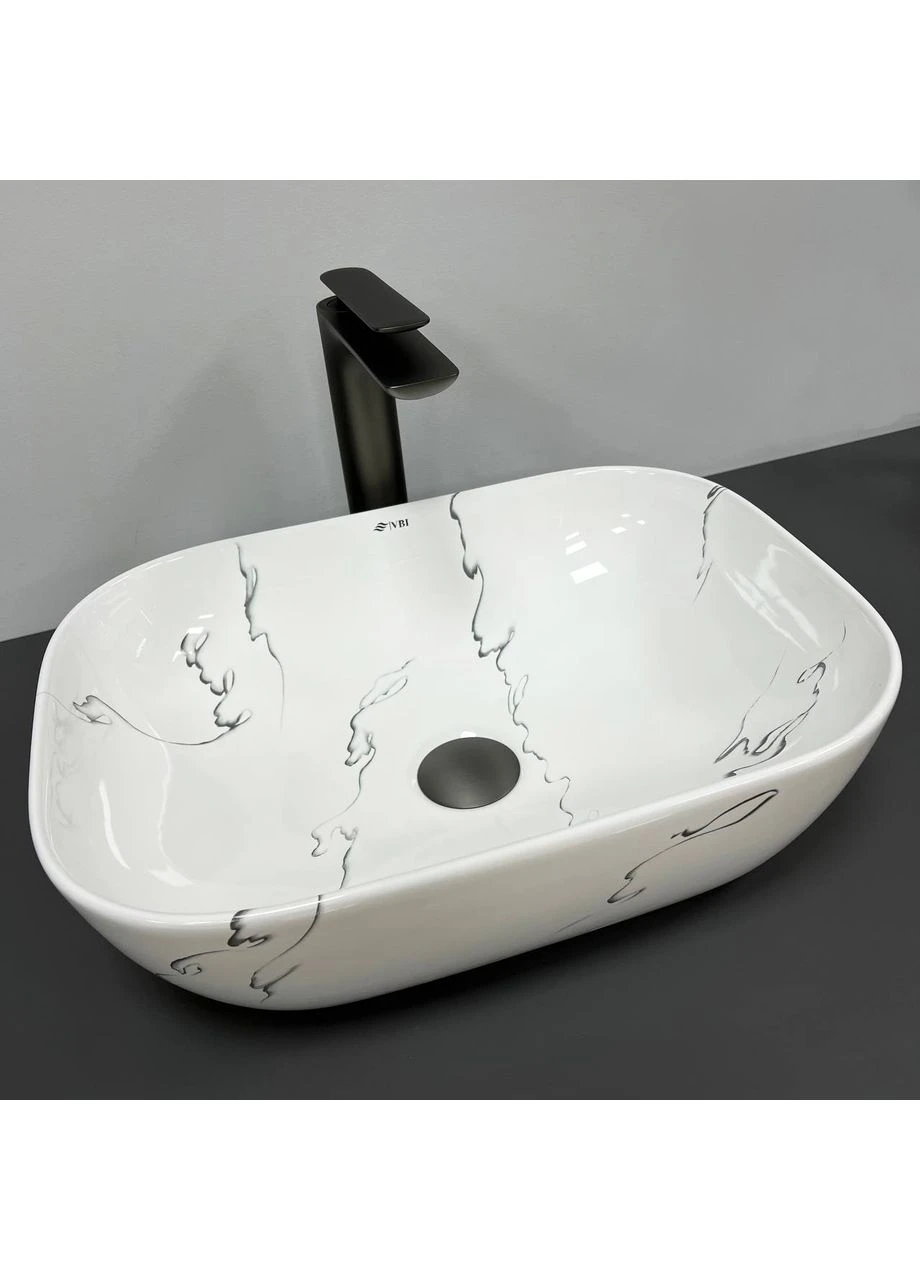 Умывальник (раковина) RAVENNA MARMO GLOSSY накладной VBI (383920033)
