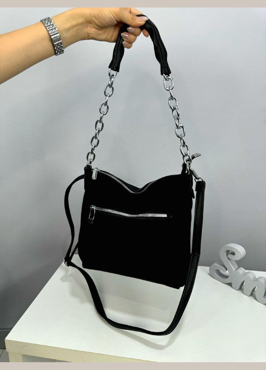 Натуральна замшева жіноча сумка PTR No Brand (317763634)