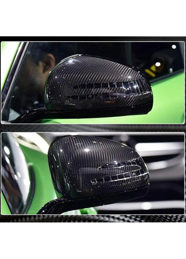 Накладки на зеркала (Сухой карбон) для Mercedes GT C190/R190 2014-2022 гг. AMG (392211503)