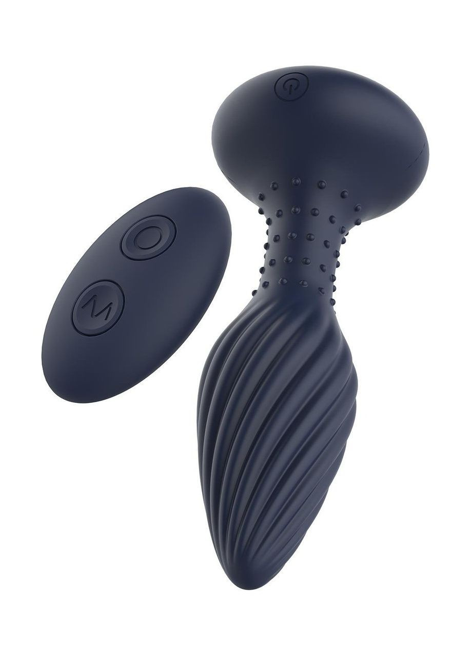 Вибрирующая анальная пробка Dream Toys Startroopers Triton с пультом управления, черная Dreamtoys (330617954)