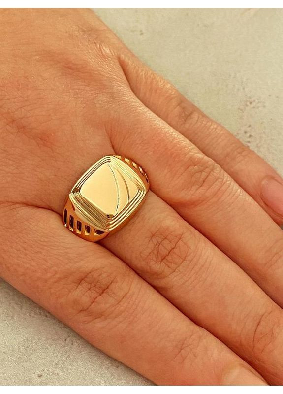 Позолочена Чоловіча Печатка р.20, 21, 22, 23. Позолота No Brand (362535121)
