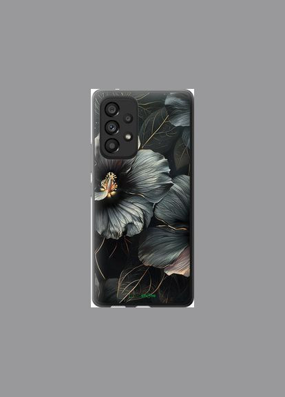 Чехол на Samsung Galaxy A53 A536E Черные цветы "6031u-2585-2448" Endorphone (348087449)