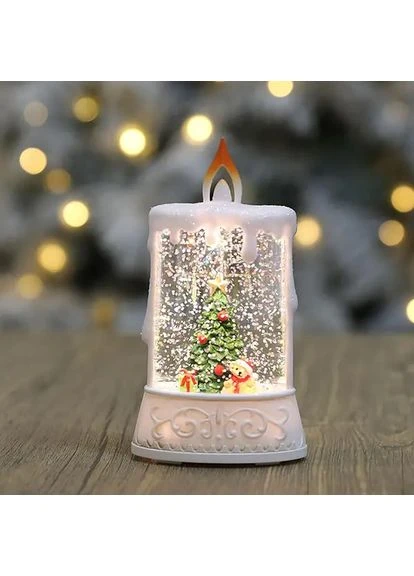 Новогодний музыкальный ночник-светильник XMAS wdl 23005c Музыкальная свеча с Мишкой Hengda (391769966)