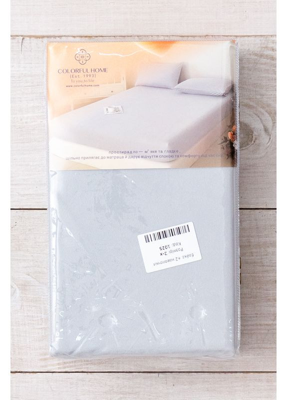 Комплект: Плюшевая простыня на резинке и 2 наволочки (p-18789) Носи своє (370656554)