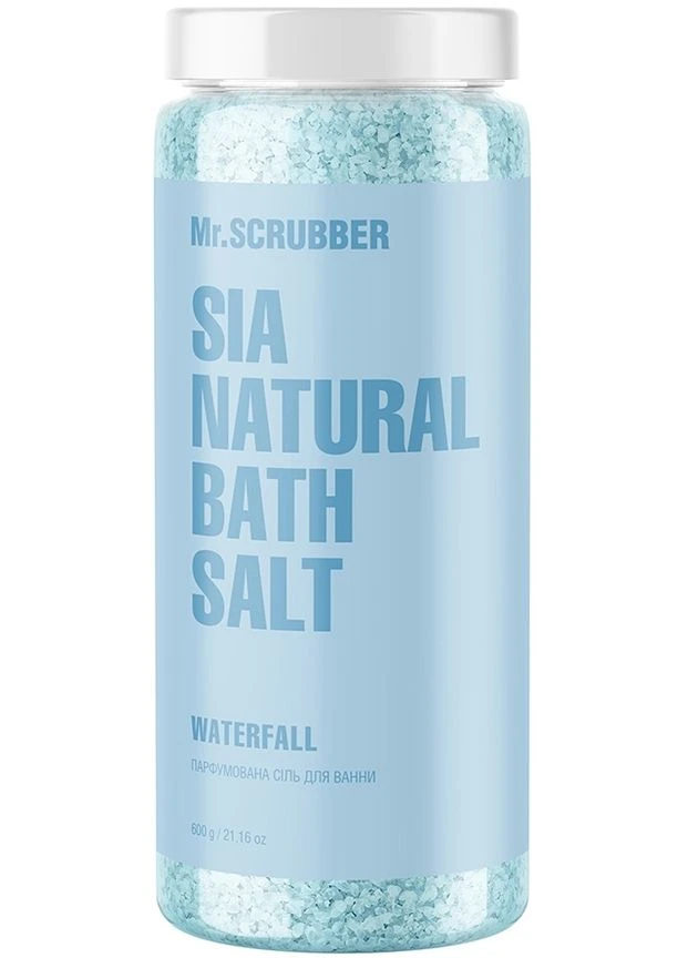Парфумована сіль для ванни Waterfall Sia Natural Bath Salt 600g (1440182-29945311) Mr. Scrubber (368607664)