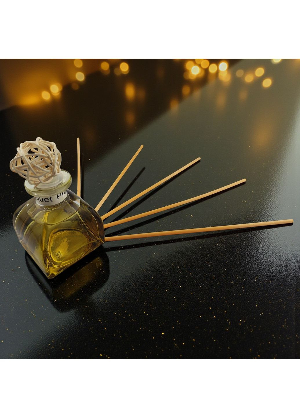 Аромадифузор Жасмин парфум для дому з ефірною олією тростинними паличками натуральний аромат Білий 160_2_0_4C No Brand (369489528)