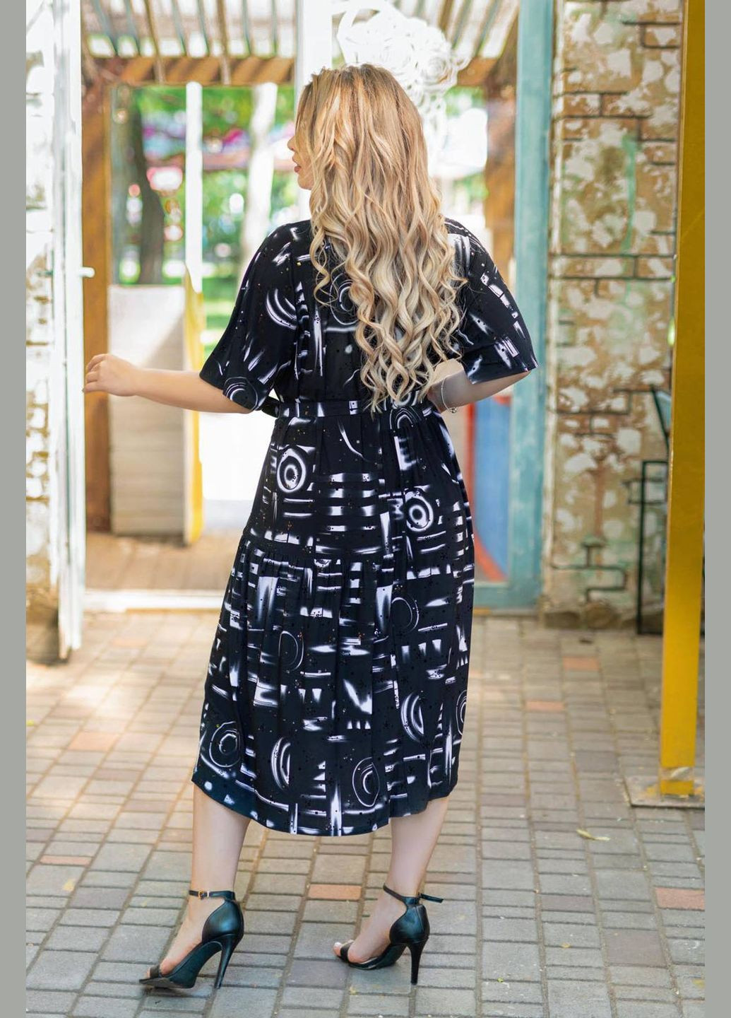 Черное откровенный трикотажное летнее платье кэтрин черное 58 Tatiana