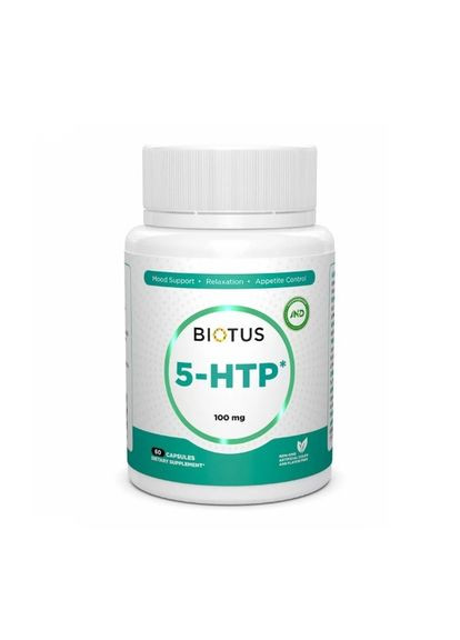 5HTP (5-гідрокситриптофан),, 60 капсул BIO-530975() Biotus (266799308)