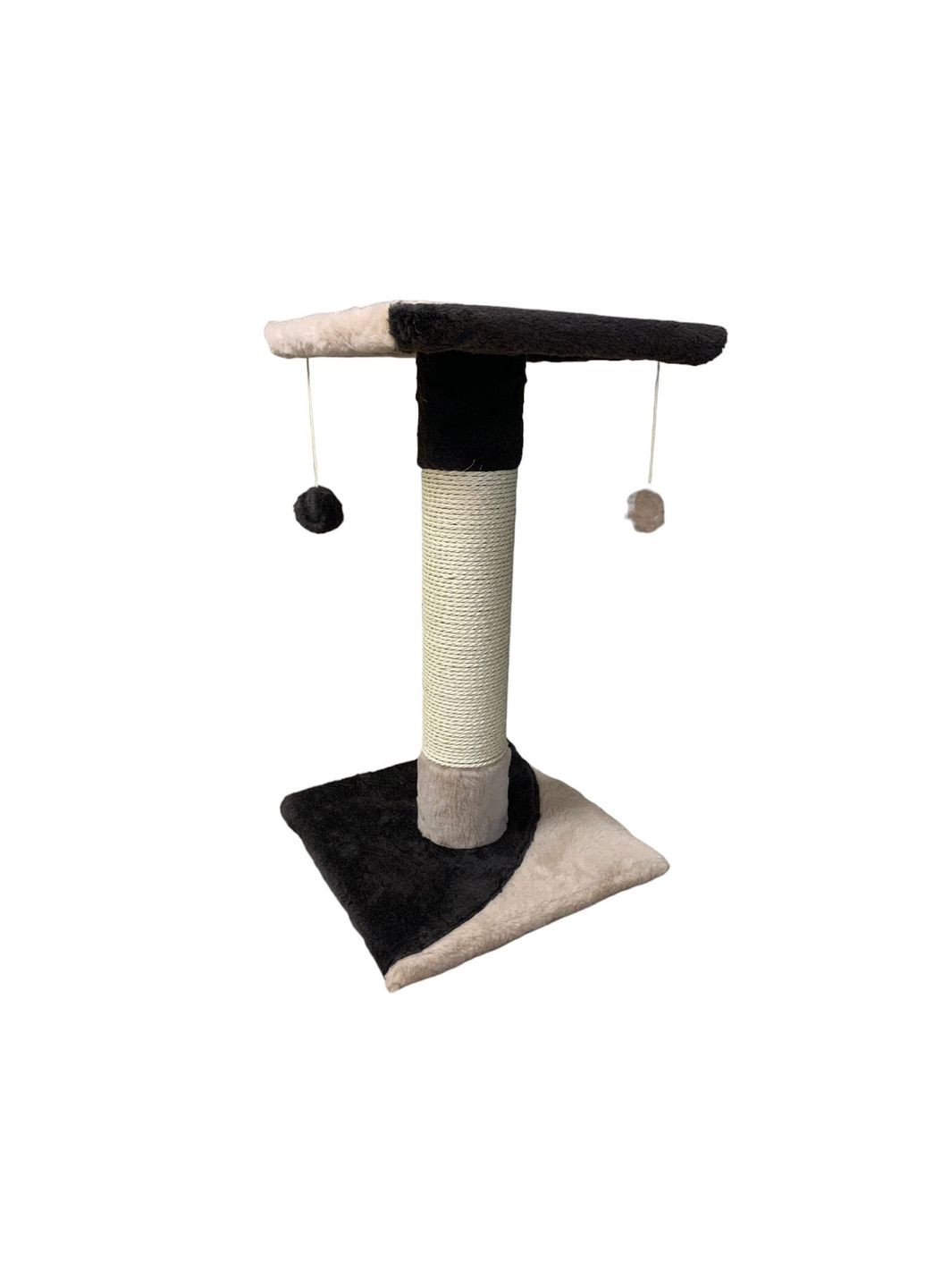 Дряпка стовпчик Соня Мікс 38х38х57 см Бежевий з коричневим (C041/9) Фанкот (312475896)