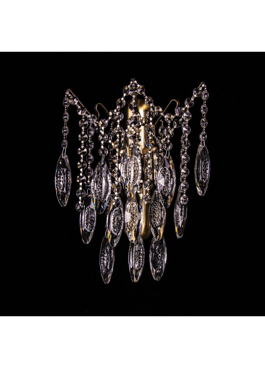 Хрустальная бра на 2 лампочки (античная бронза) E2049/2W/AB No Brand (352229774)