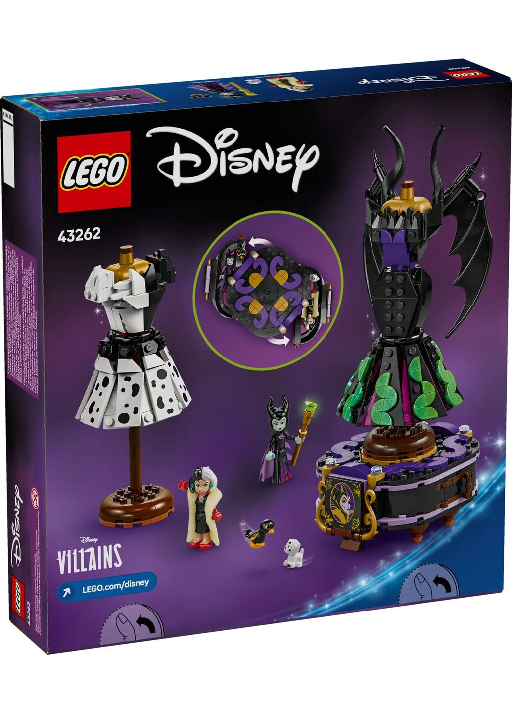 Конструктор Disney Classic Плаття Малефісенти та Лютеллі де Віль Lego (360394553)