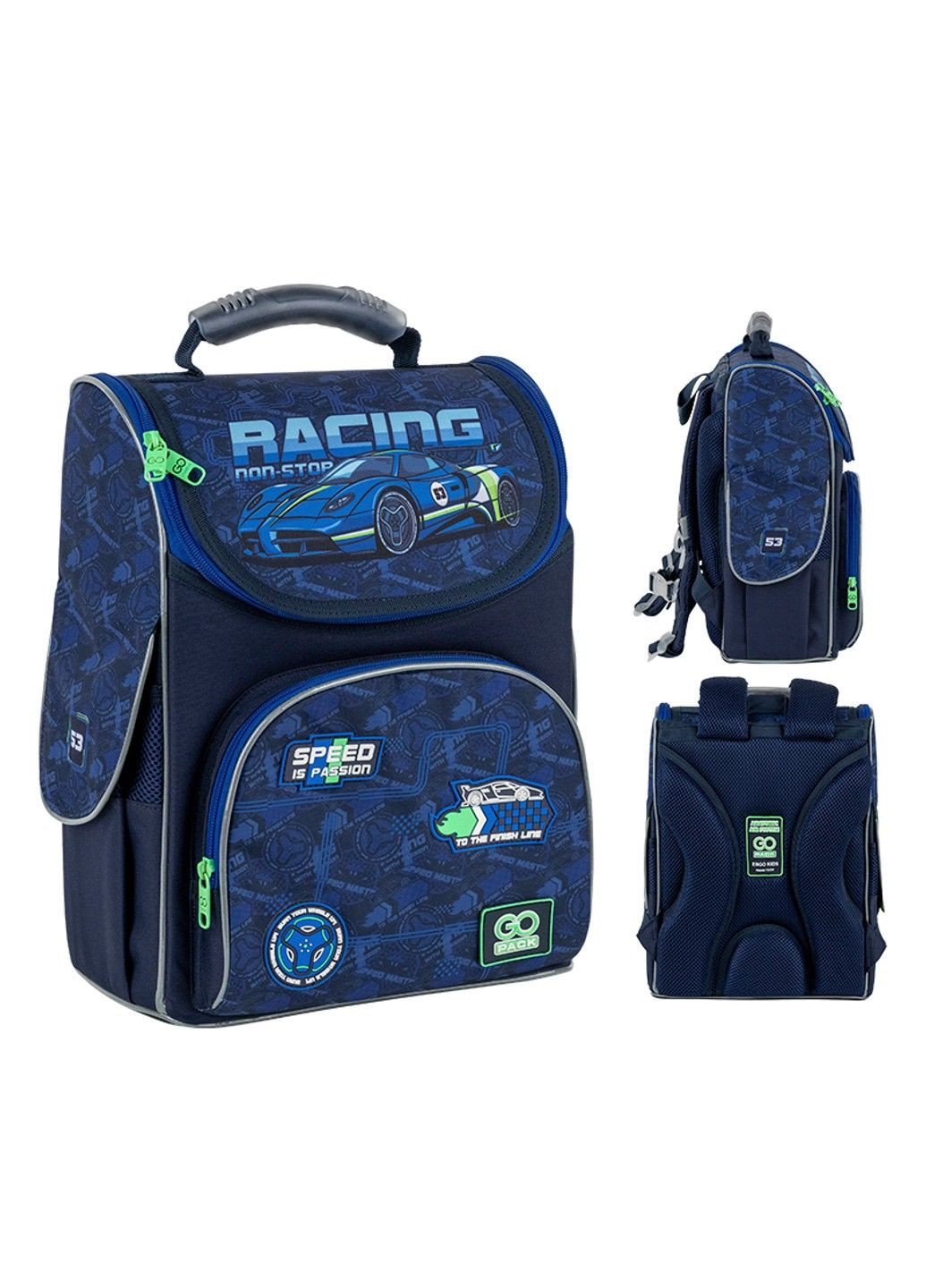 Рюкзак Education каркасный 5001S-6 Racing GoPack (335401454)