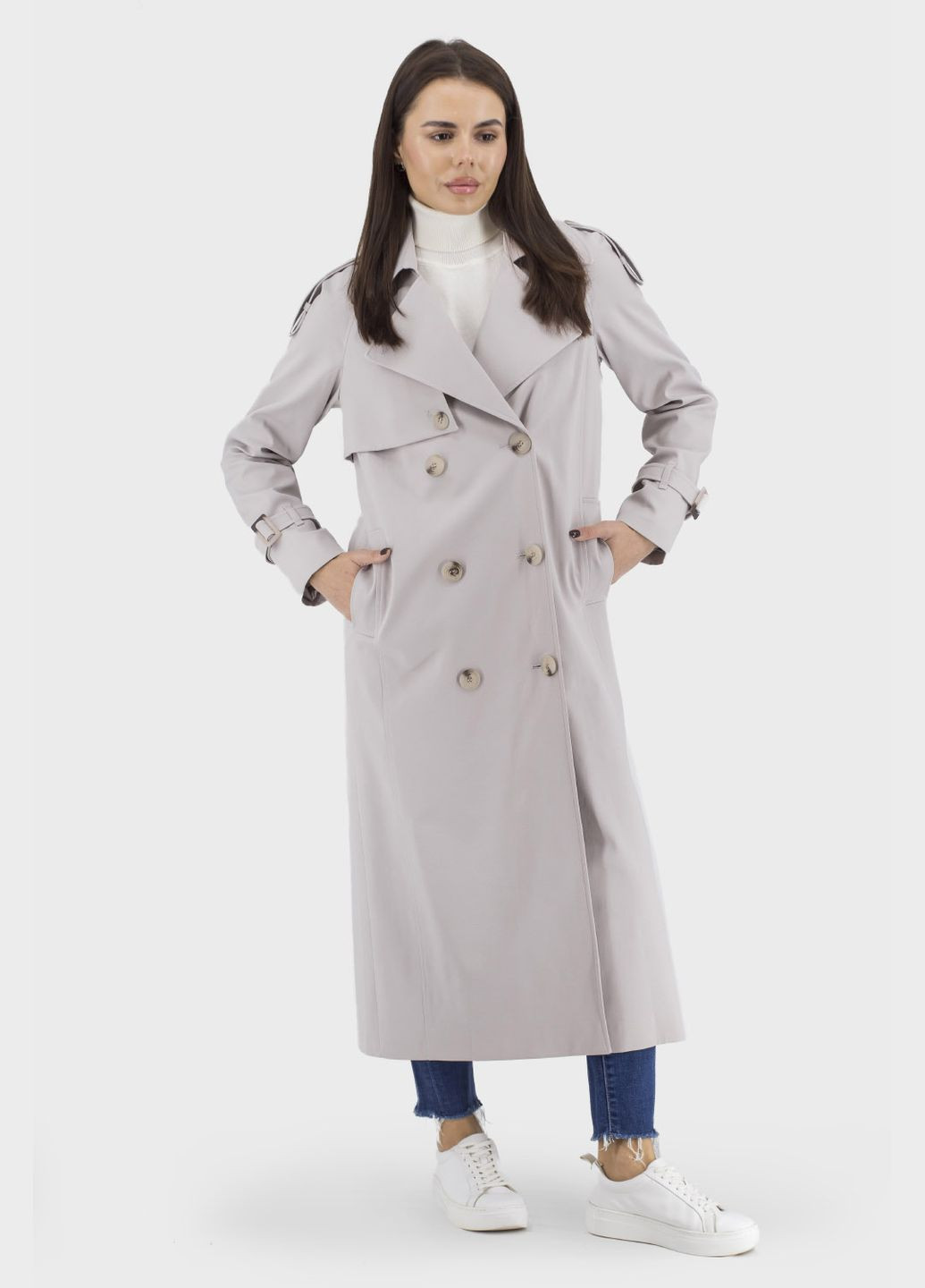 Женский плащ Kent (корица, ), 34169 на пуговицах демисезон (331785629)