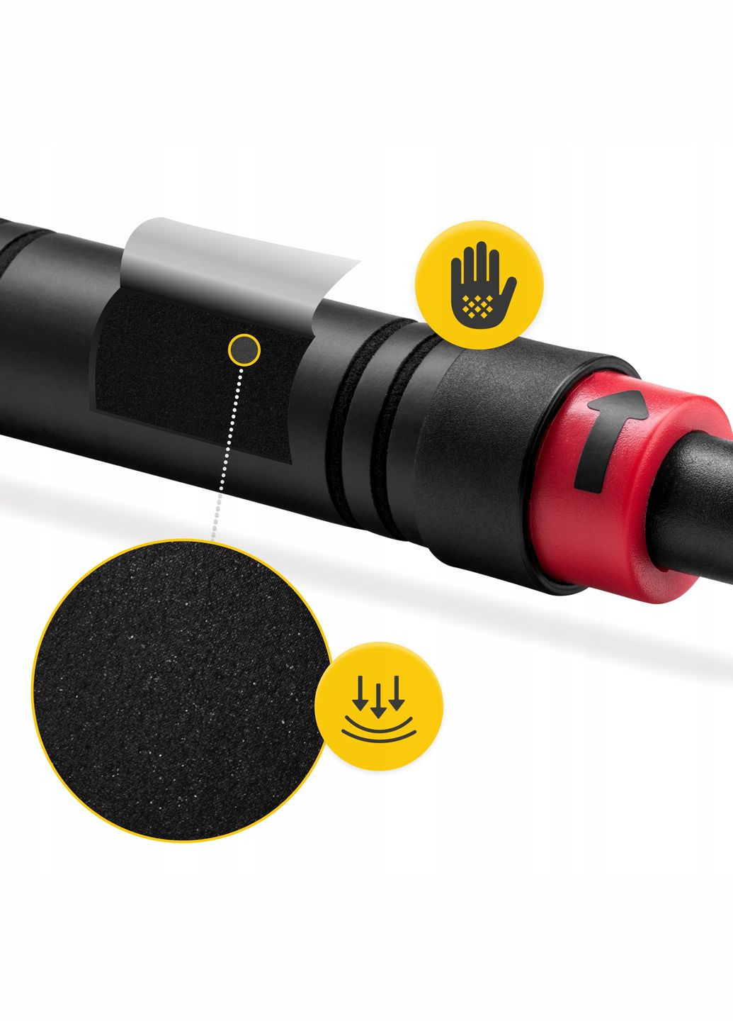 Турник раздвижной 66-100 см Black/Red () 4FIZJO P-5907739310385 (344588290)