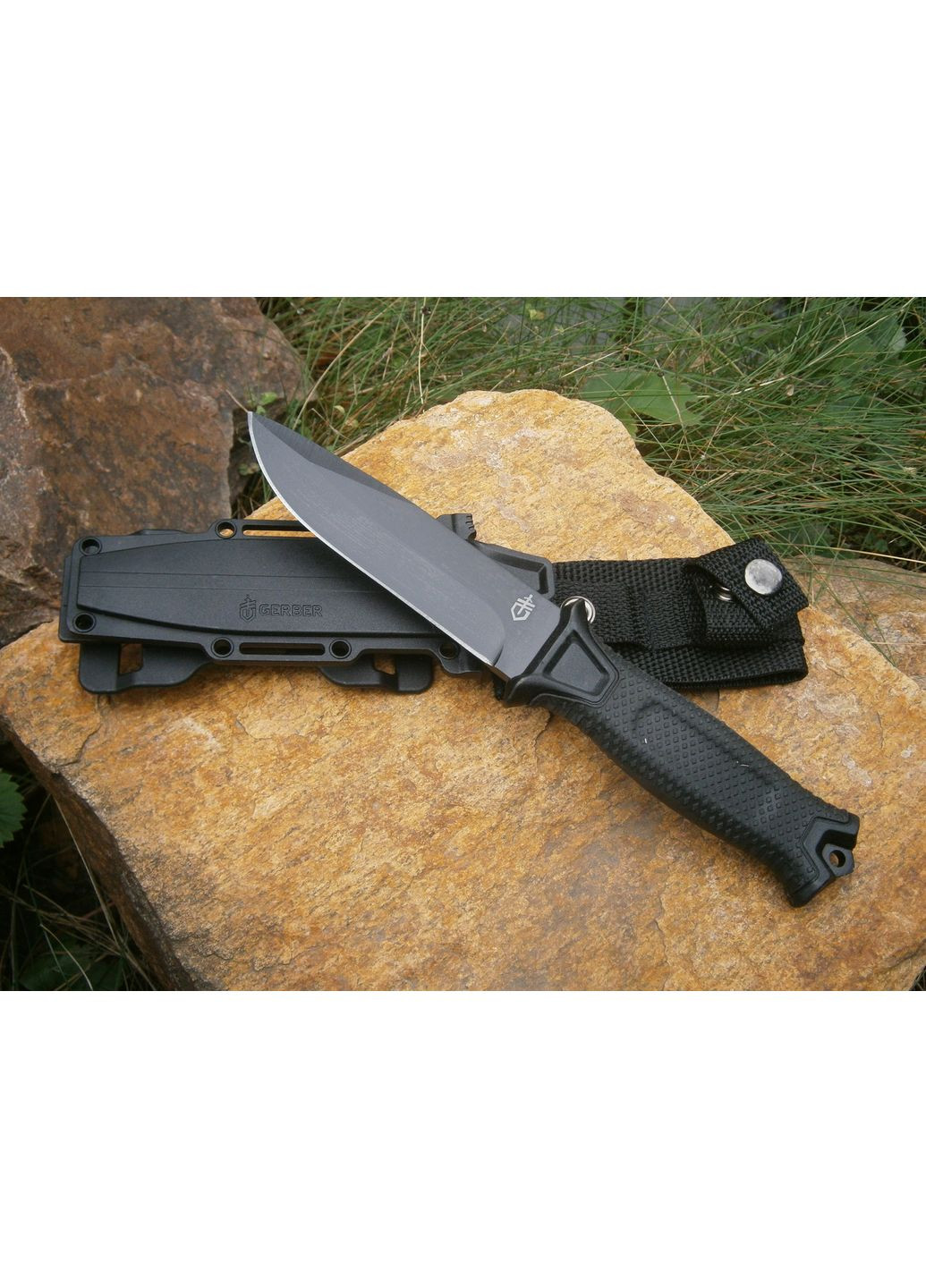 Нож фултанг туристический Portland Oregon 24 см черный в чехле Gerber (362567459)